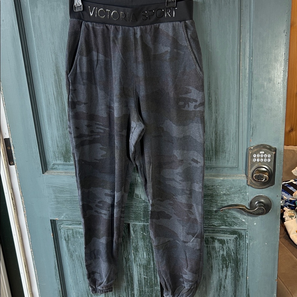 Victoria's Secret Gray Camo Pajama Pants